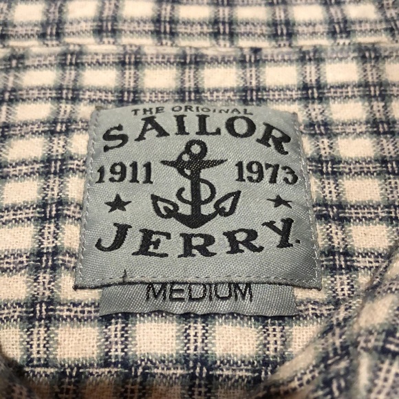 ⚓️SAILOR JERRY MEN’S BUTTON DOWN LONG SLEEVE SHIRT⚓️ - Picture 3 of 9